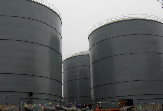 大型鋼板庫項目承建中